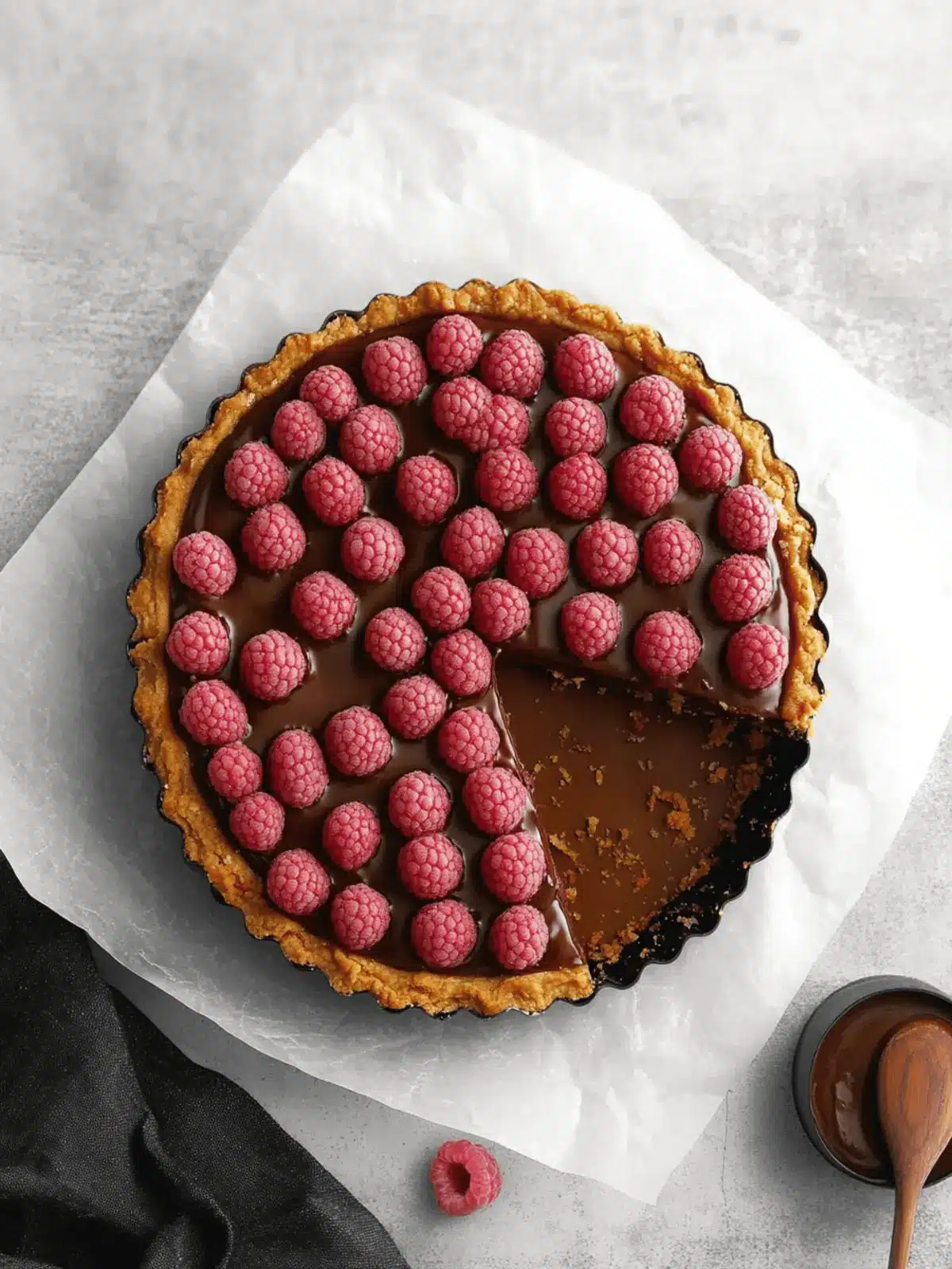 Chocolate Raspberry Tart