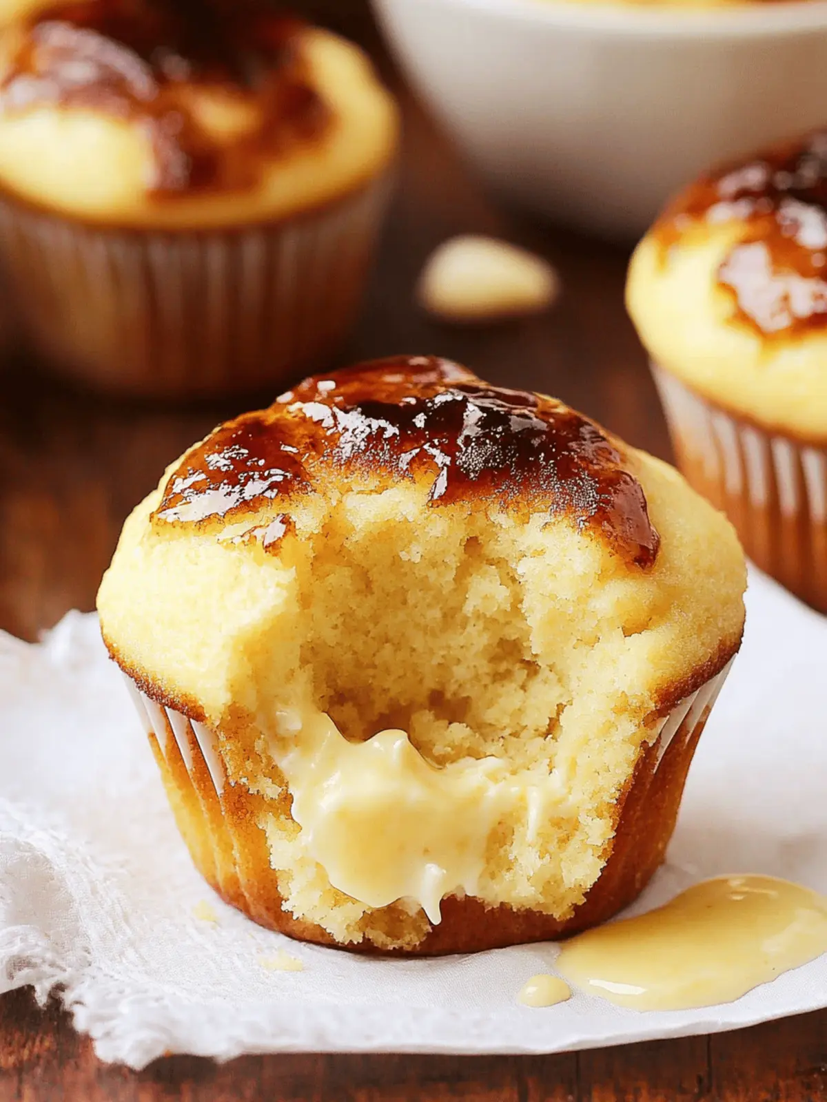 Crème Brûlée Cupcakes