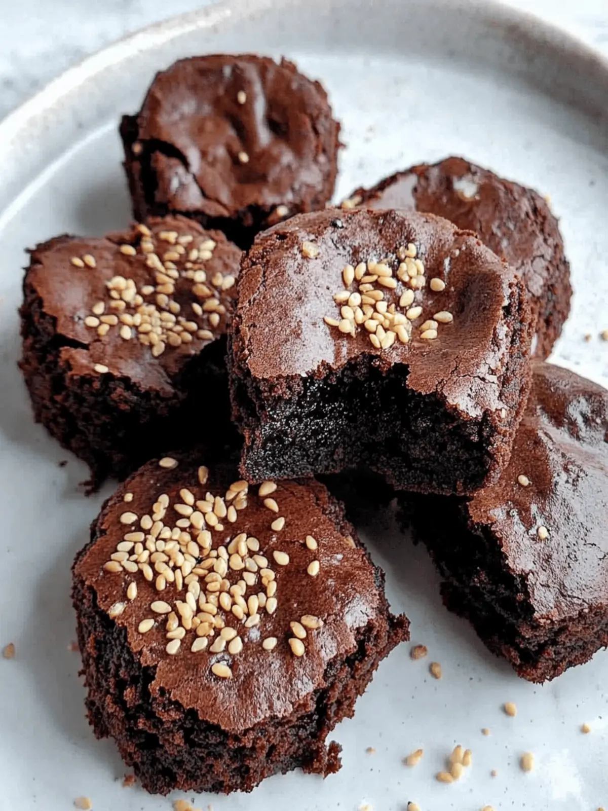 Tahini Date Brownies
