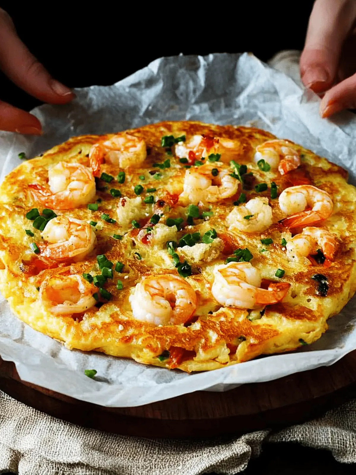 Savory Korean Shrimp Pancake