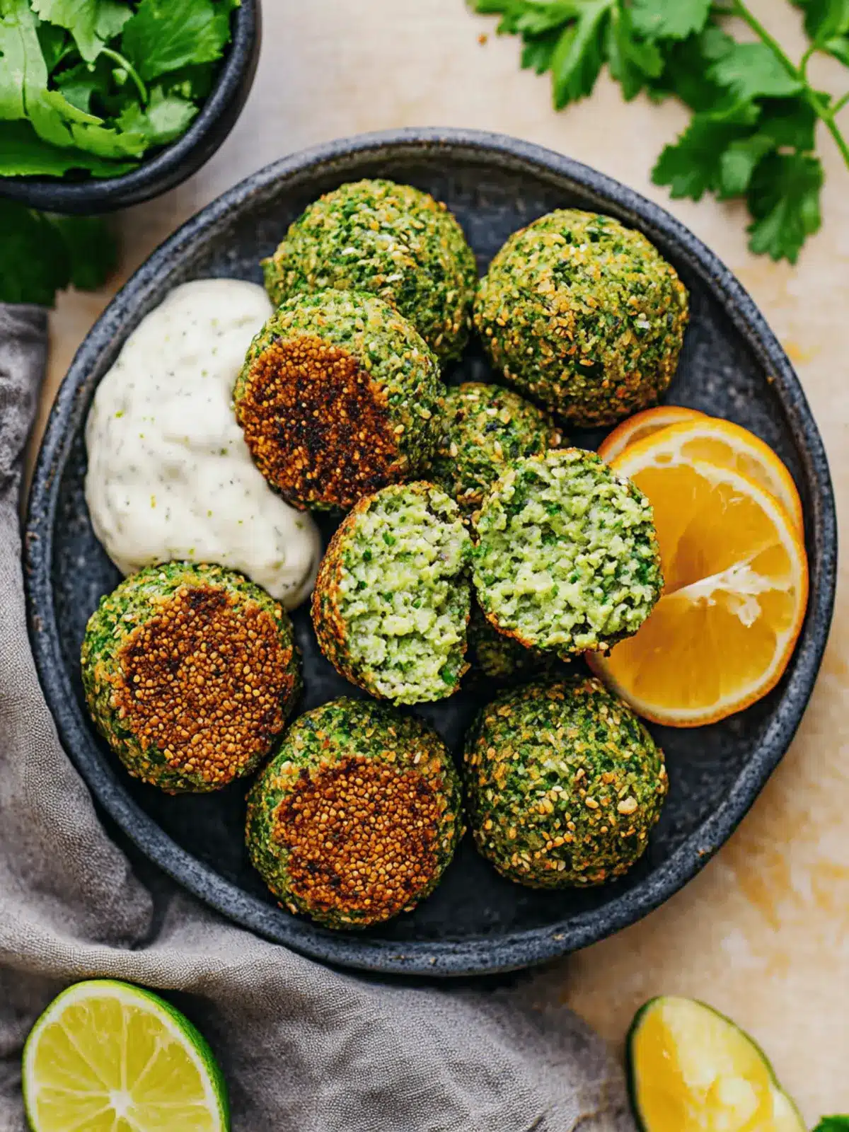Magical Green Falafel