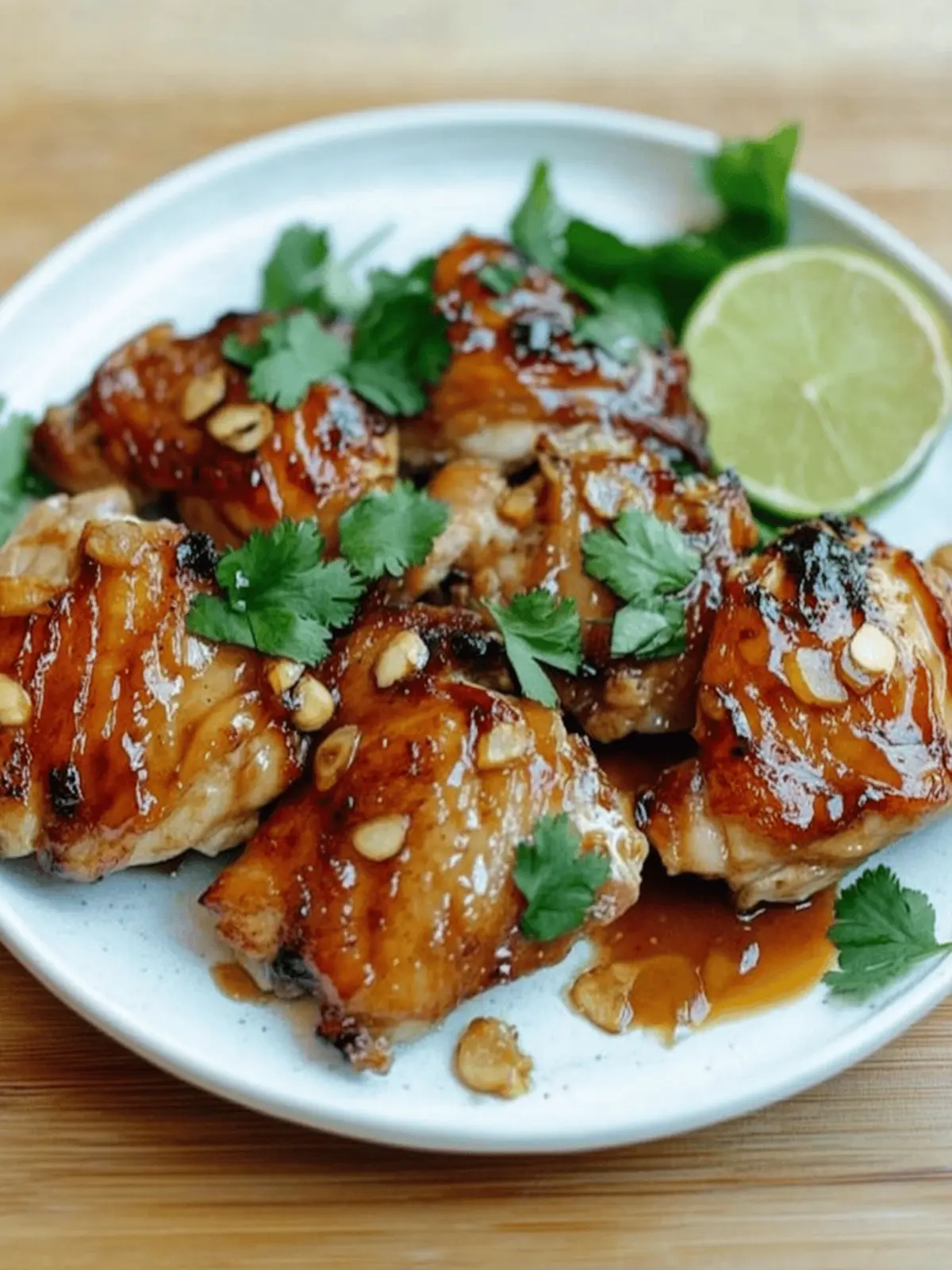 Viral Garlic Miso Chicken Thighs (Air Fryer or Oven)