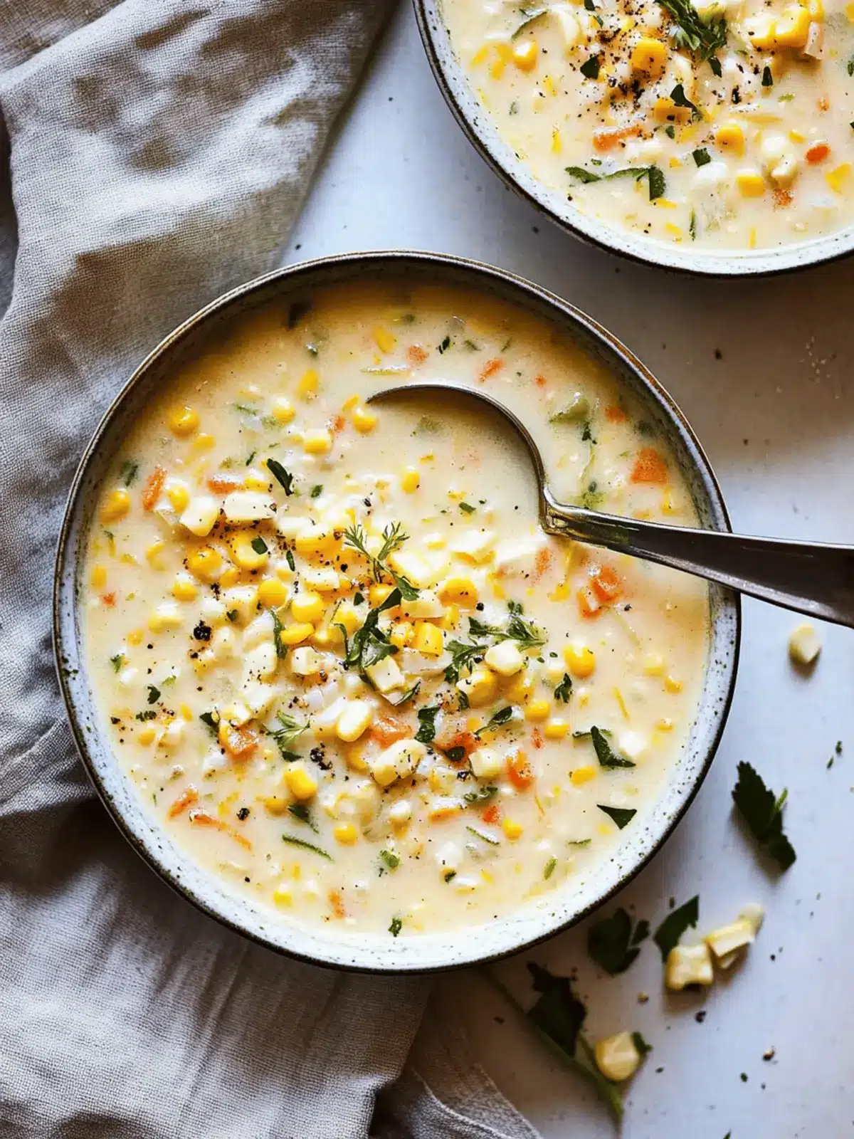 Summer Corn Chowder Soup