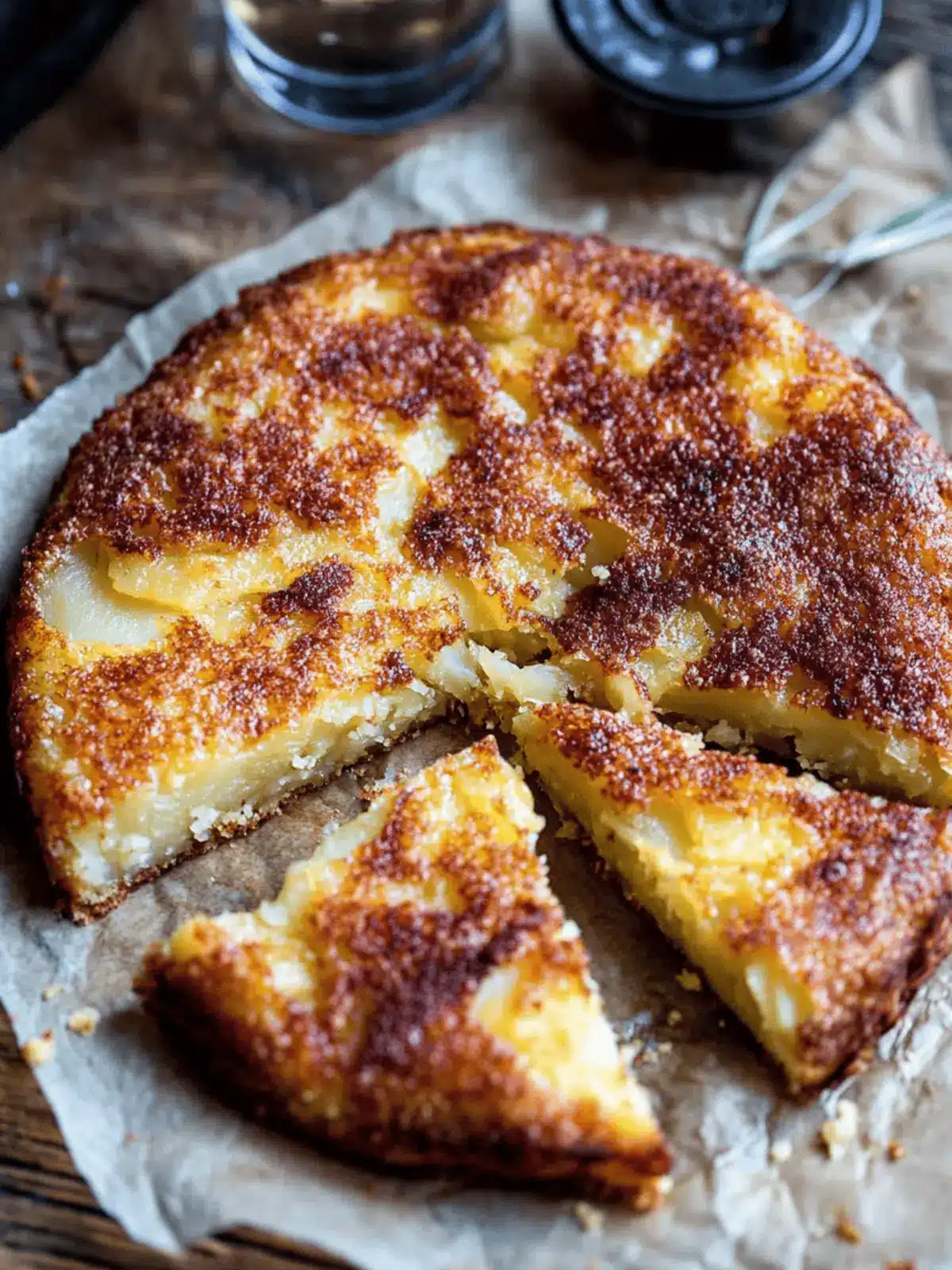 Frico (Cheesy, Potato and Onion Cake)