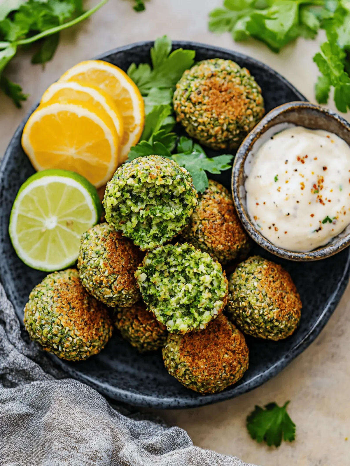 Magical Green Falafel