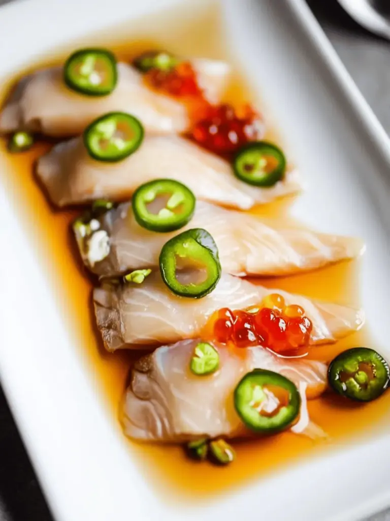 Hamachi Crudo (Yellowtail Carpaccio)