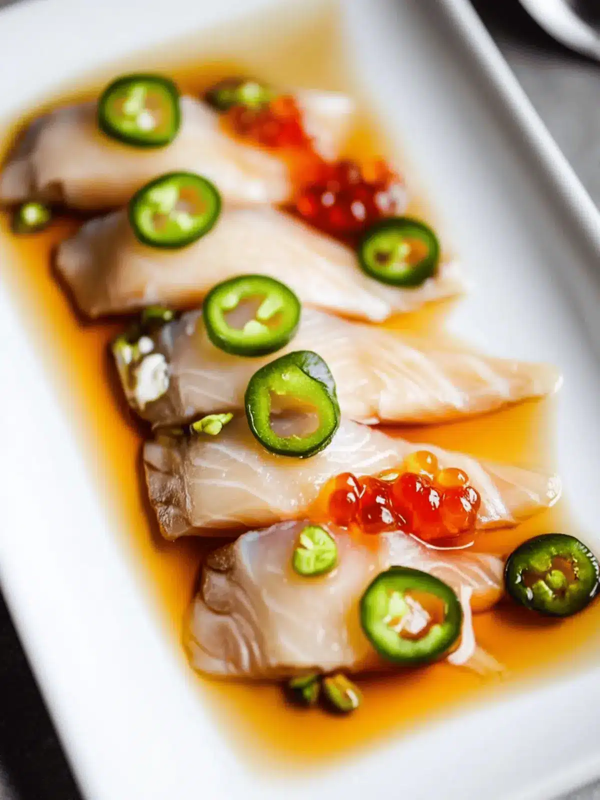 Hamachi Crudo (Yellowtail Carpaccio)