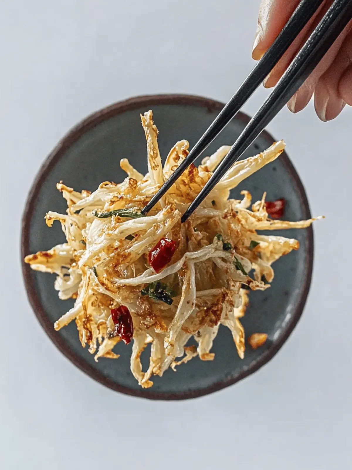 Enoki Pancakes