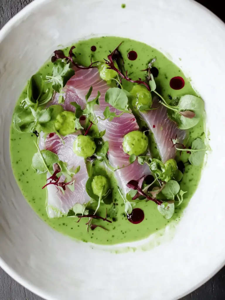 Green Curry Kingfish Crudo