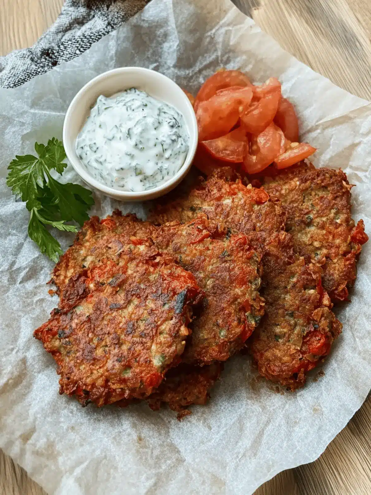 Irresistible Vegan Tomatokeftedes for Fresh Mediterranean Flavors 4 Vegan Tomatokeftedes