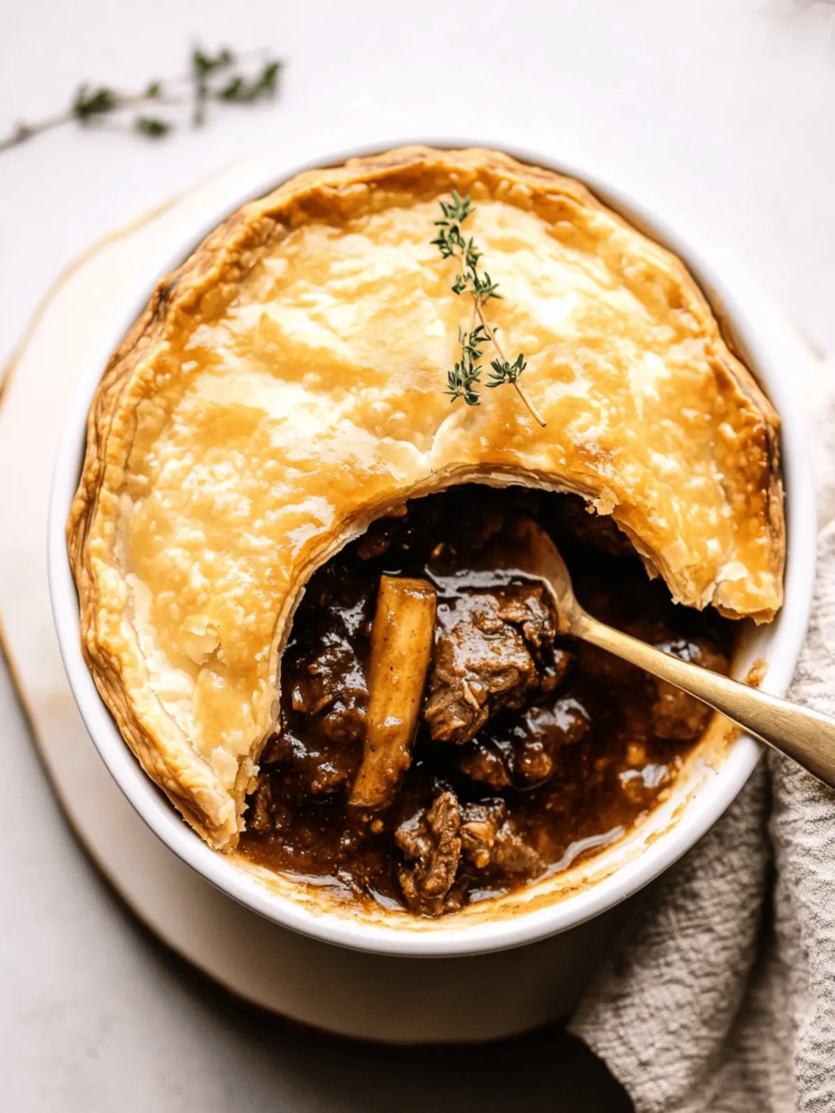 Guinness Braised Beef Pot Pie