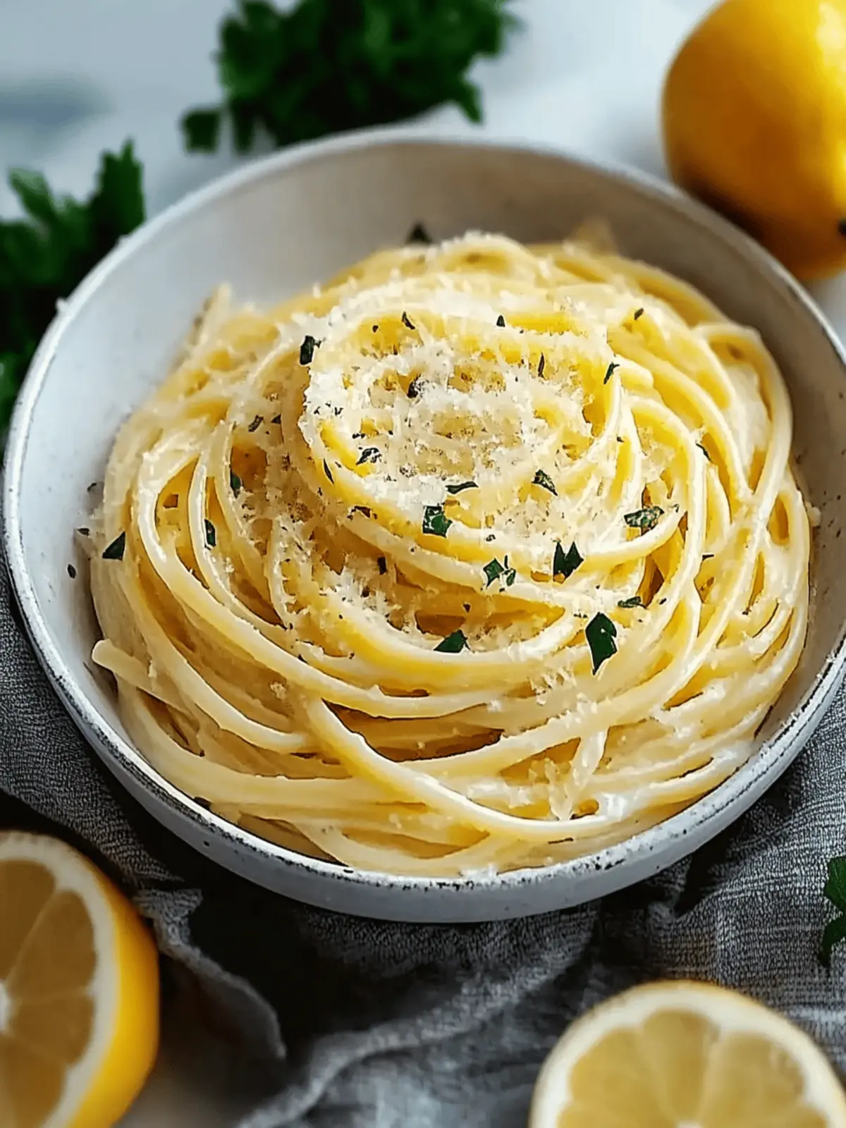 Easy Lemon Butter Linguine