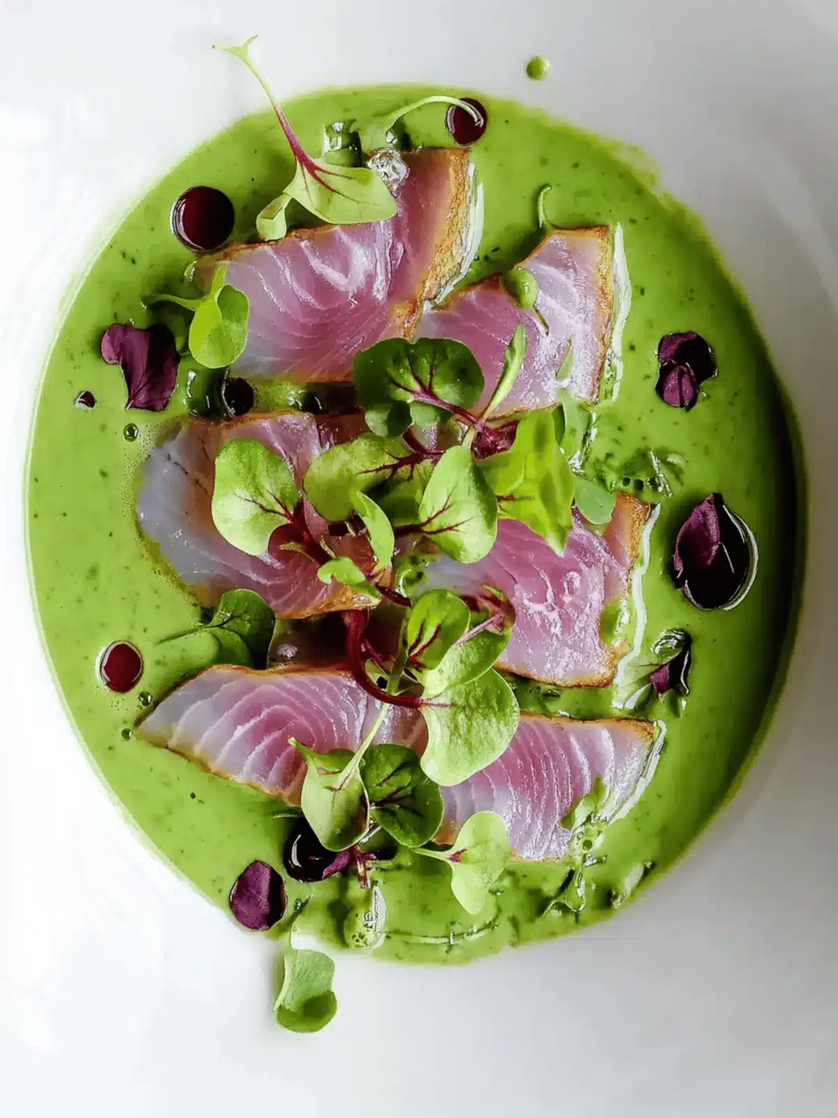 Green Curry Kingfish Crudo