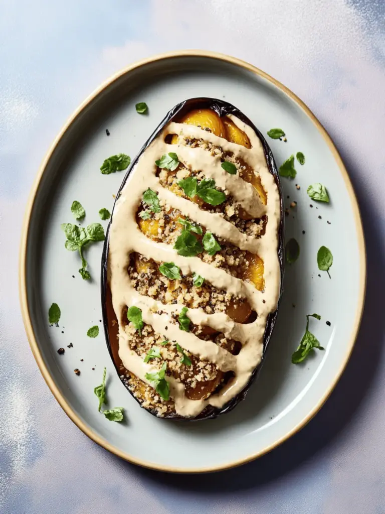 Baked Nectarines with Oatmeal Cookie Crumble