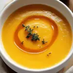 Creamy Honey Roasted Acorn Squash Soup
