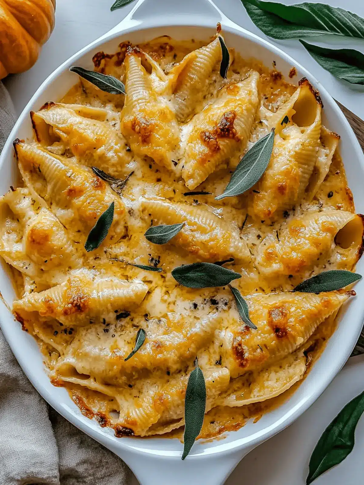 Pumpkin & Gouda Stuffed Shells