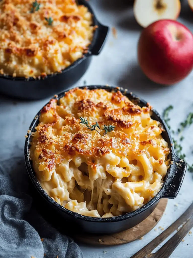 Caramelized Onion Apple Mac And Cheese
