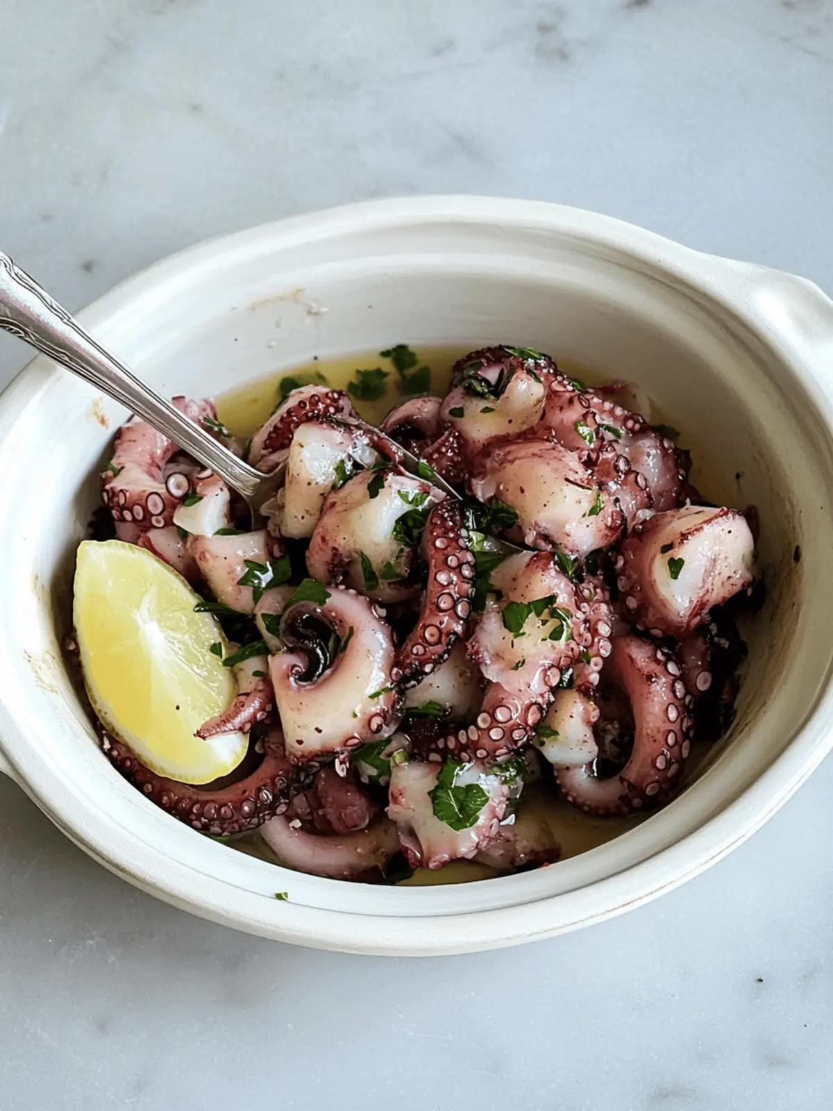 Marinated octopus – insalata di polpo