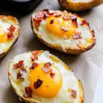 Twice Baked Loaded Breakfast Potatoes