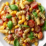 Roasted Corn and Tomato Pasta Salad