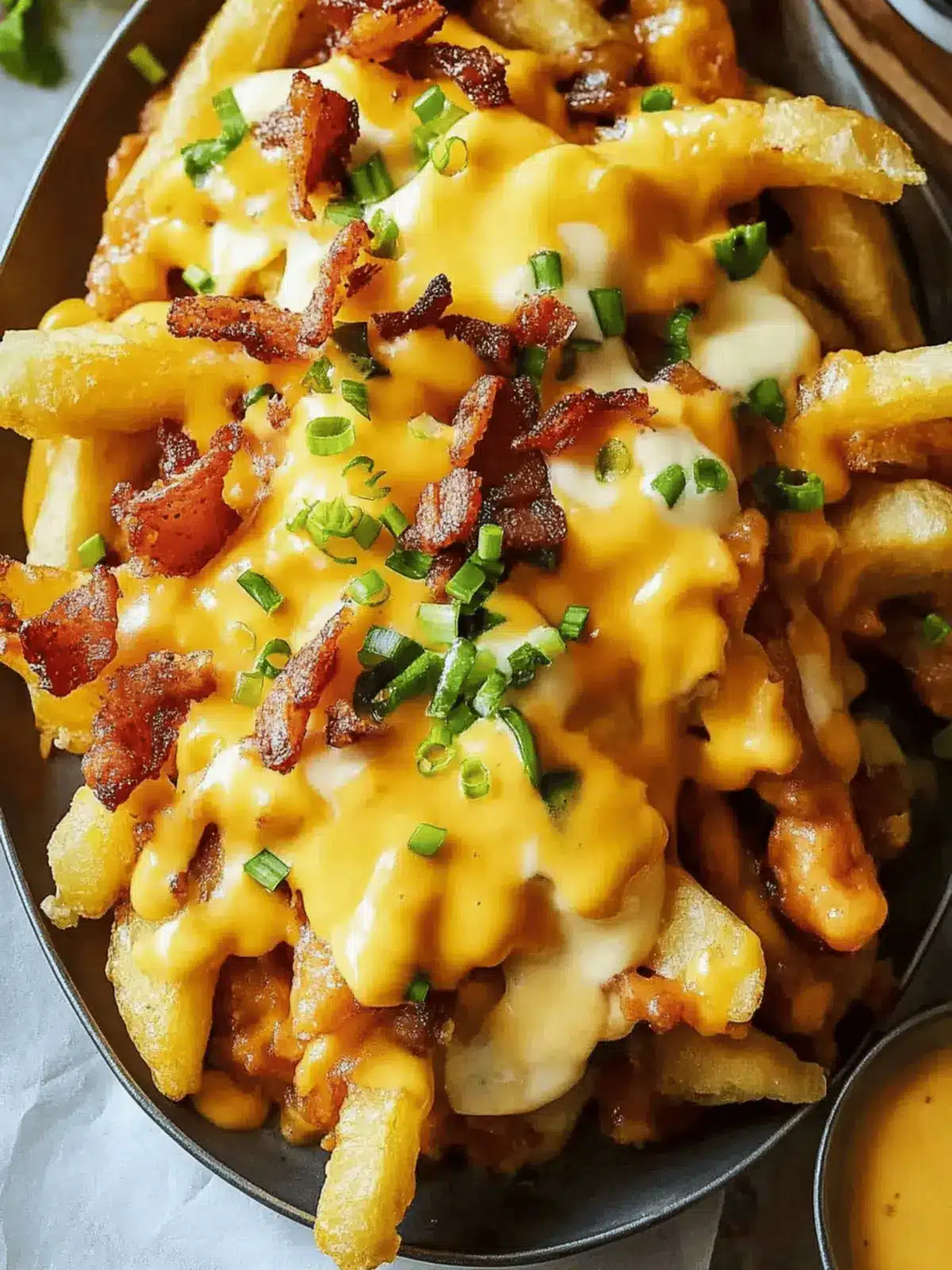 Breakfast Poutine with Hollandaise Sauce