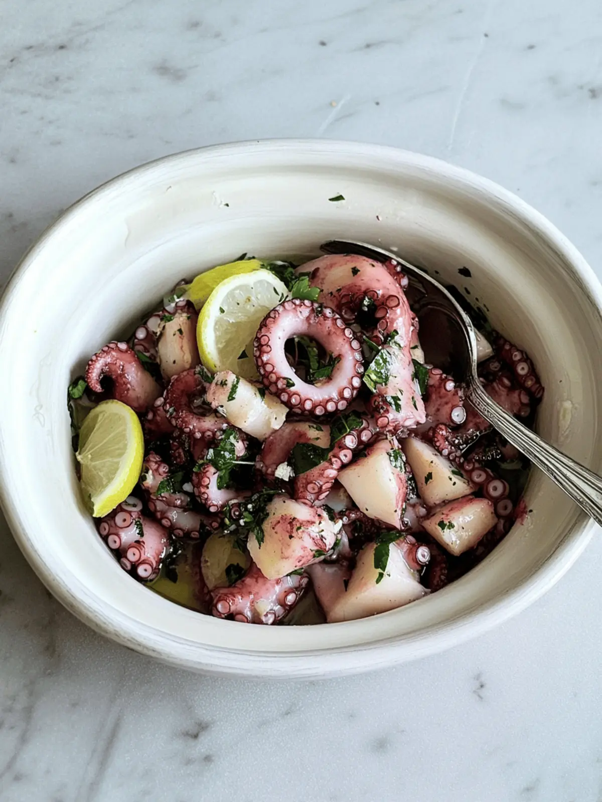 Marinated octopus – insalata di polpo