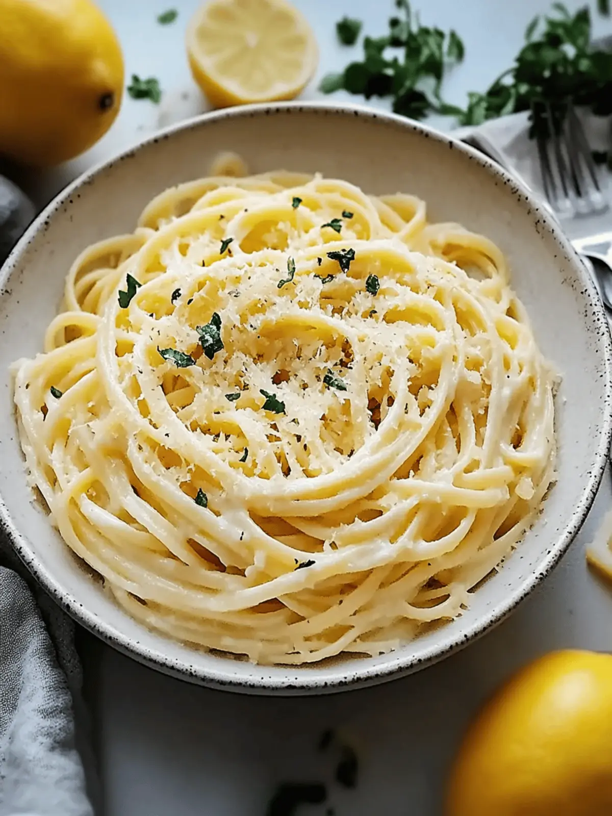 Easy Lemon Butter Linguine