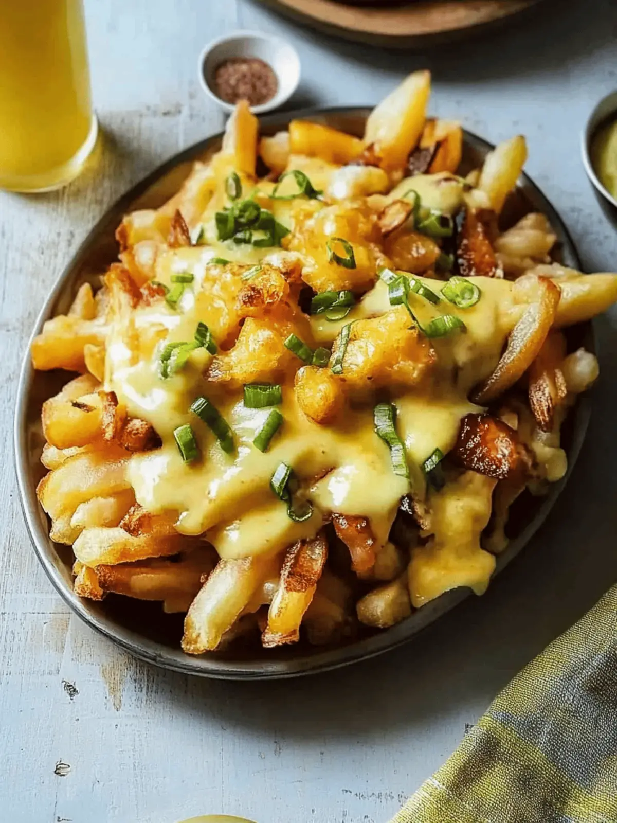 Breakfast Poutine with Hollandaise Sauce