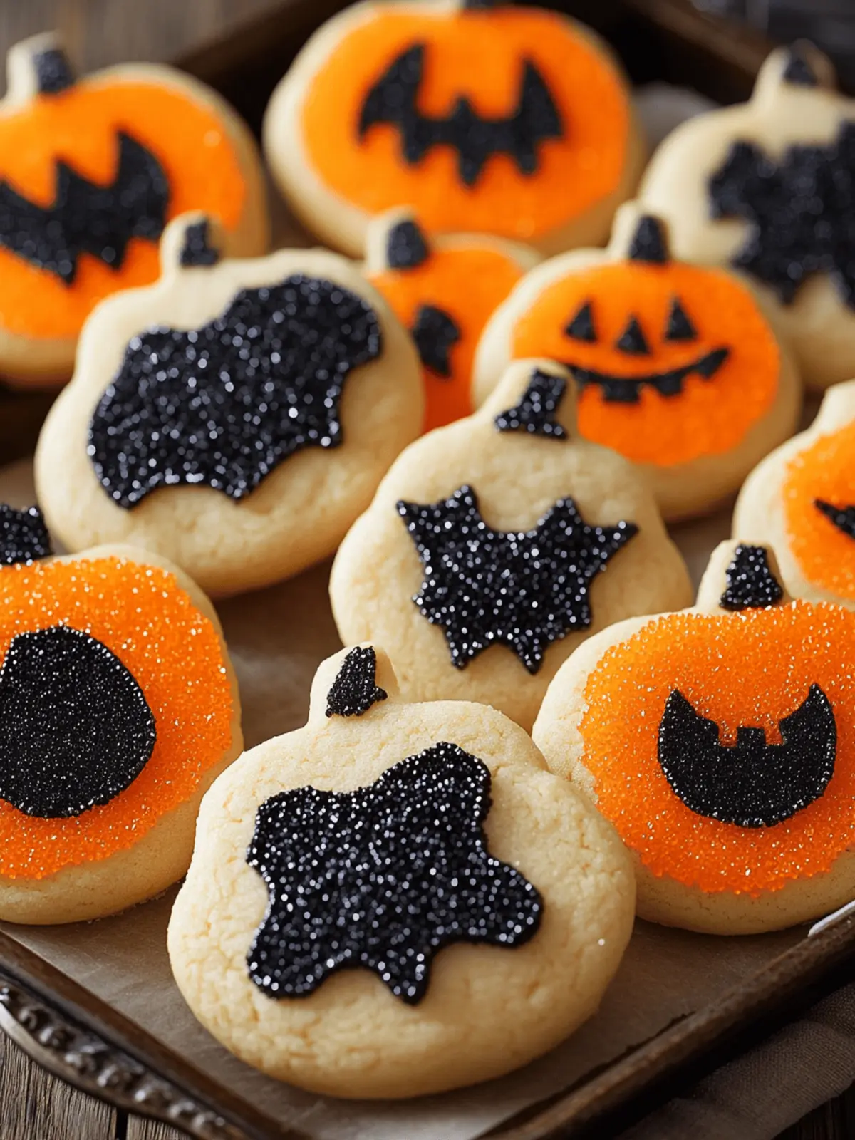 SPOOKY HALLOWEEN SUGAR COOKIES