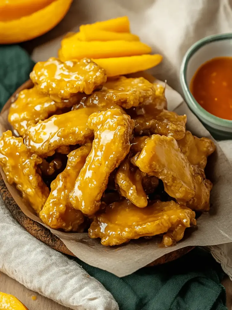 Mango Habanero Mushrooms