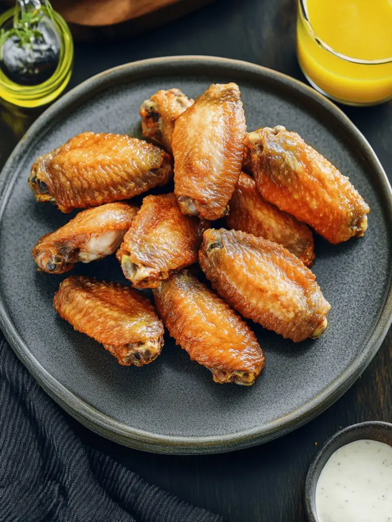 Pan Fried Chicken Wings
