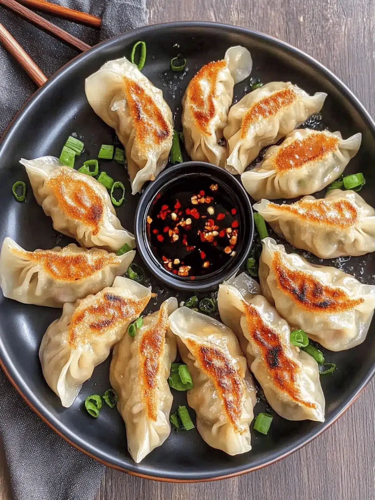 Delicious Chicken Potstickers (Pan Fried Dumplings) at Home 2 Chicken Potstickers (Pan Fried Dumplings)