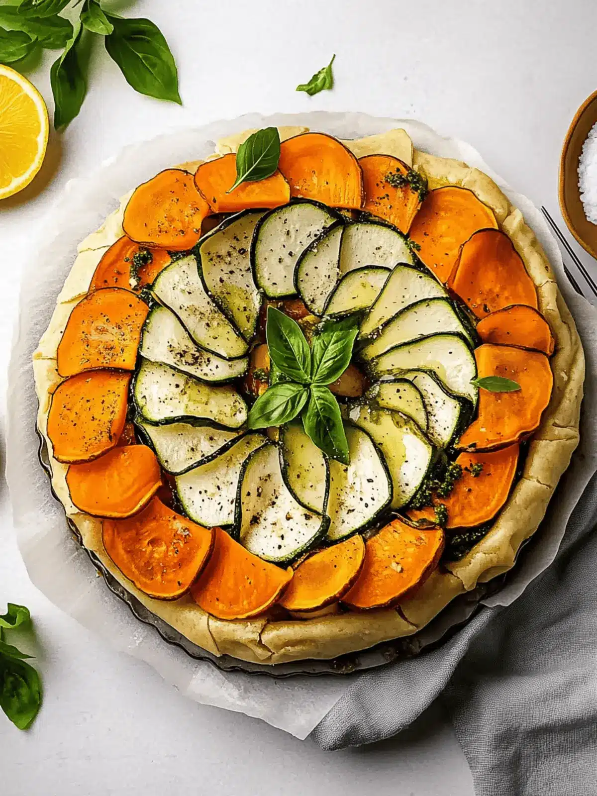 Vegan Boureki: Healthy Cretan Pie with Zucchini and Sweet Potatoes 3 Vegan Boureki