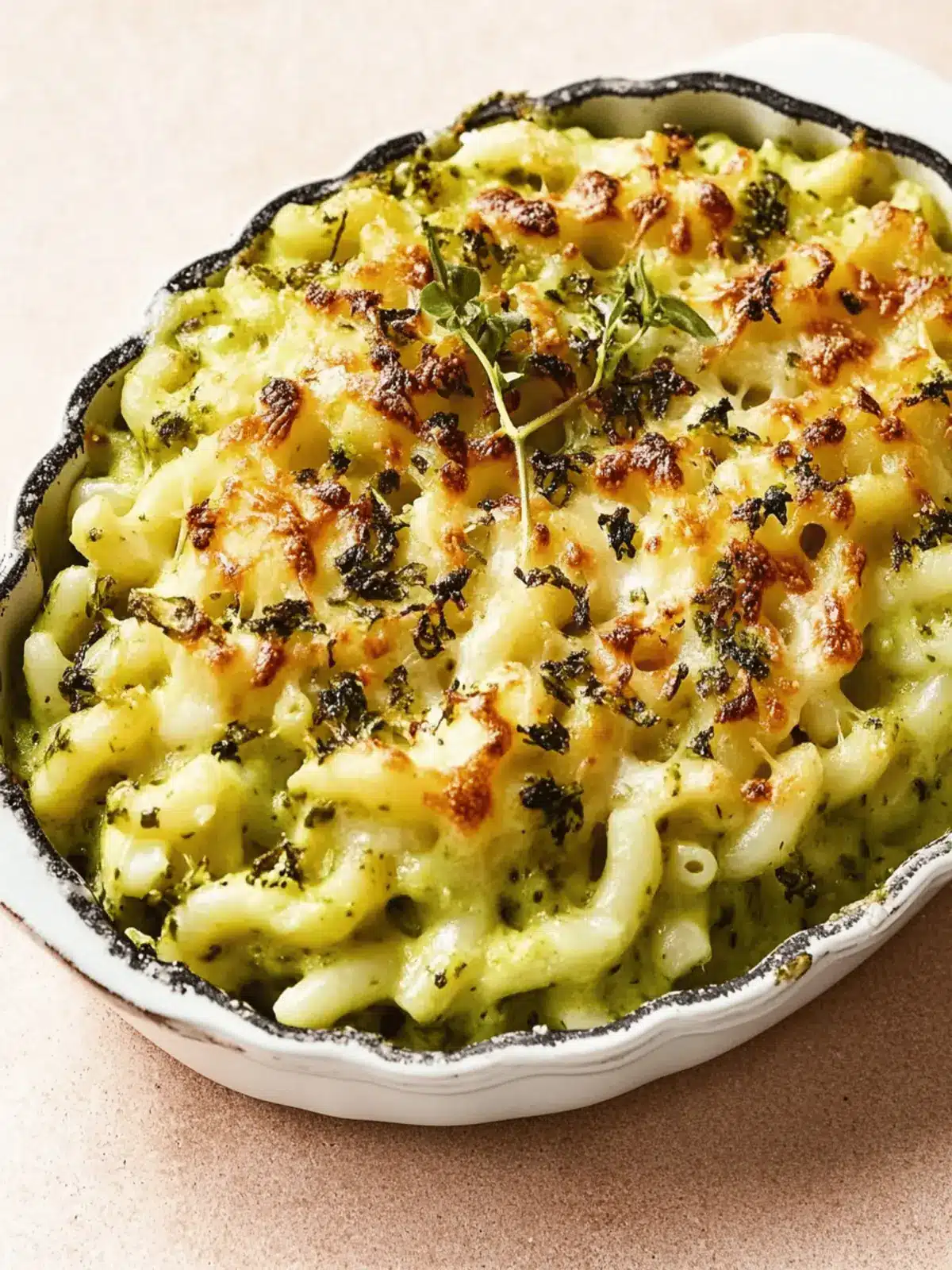Savory Wild Garlic Macaroni Cheese to Elevate Comfort Meals 2 Wild garlic macaroni cheese