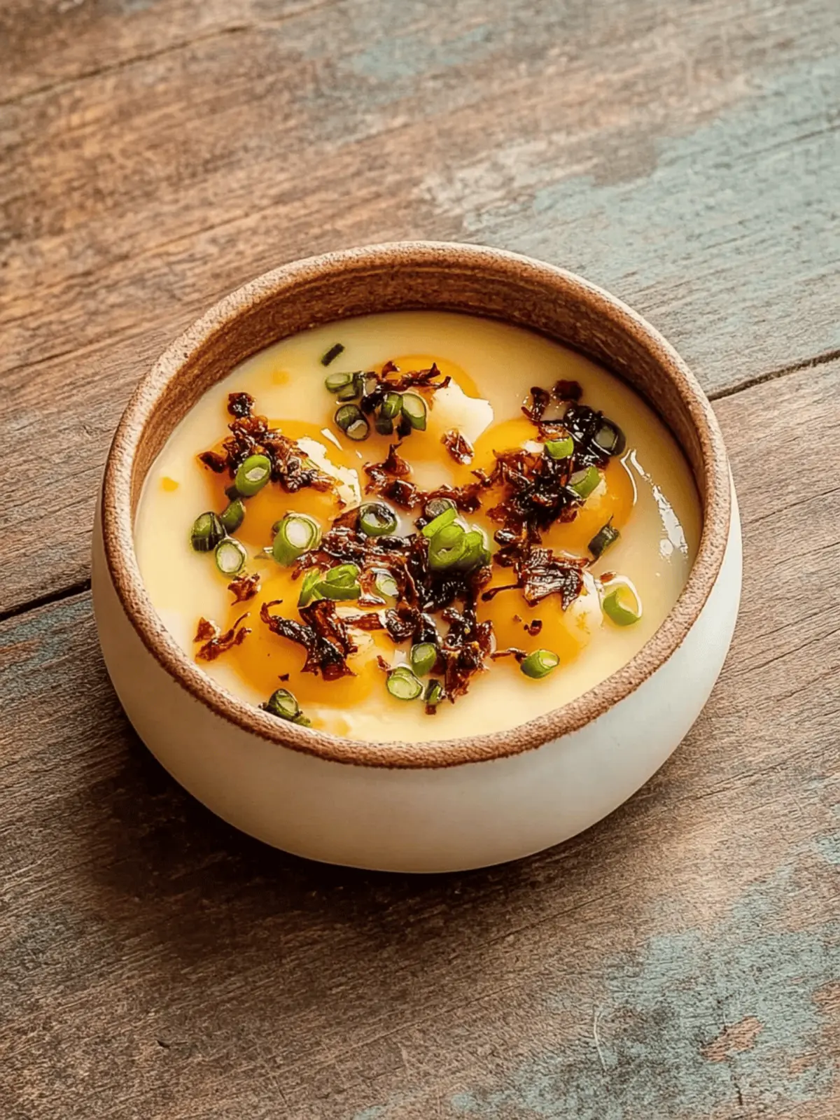 Chawanmushi-Inspired Steamed Eggs with Crispy Shallot Chilli Oil Magic 3 Chawanmushi-inspired steamed eggs with crispy shallot chilli oil