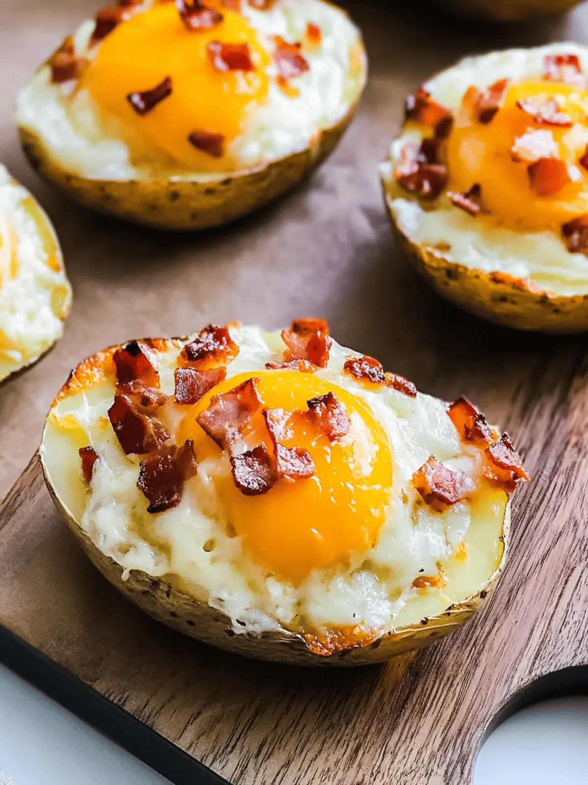 Twice Baked Loaded Breakfast Potatoes