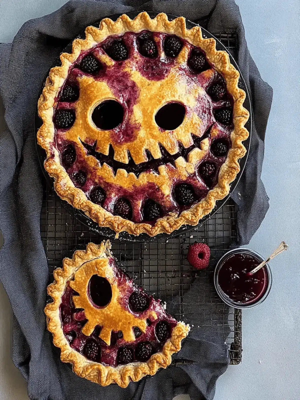 Spooky Good Berry Pie: A Frightful Treat for Halloween Fun 3 Spooky Good Berry Pie