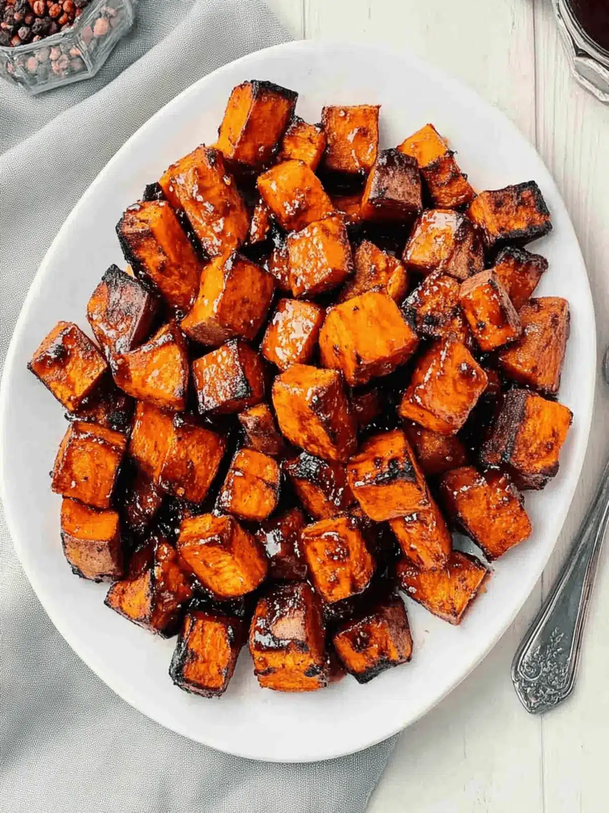 Maple & Molasses Glazed Sweet Potatoes