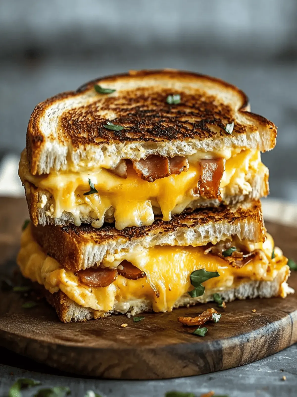 Breakfast Grilled Cheese