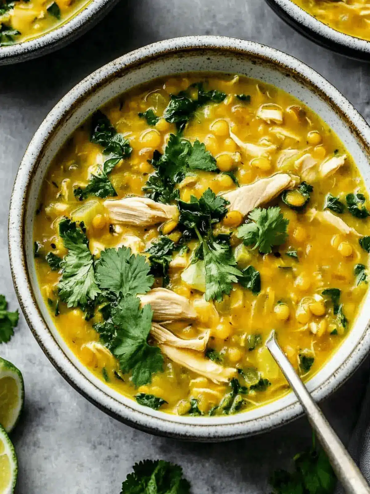 Quick Chicken and Lentil Soup