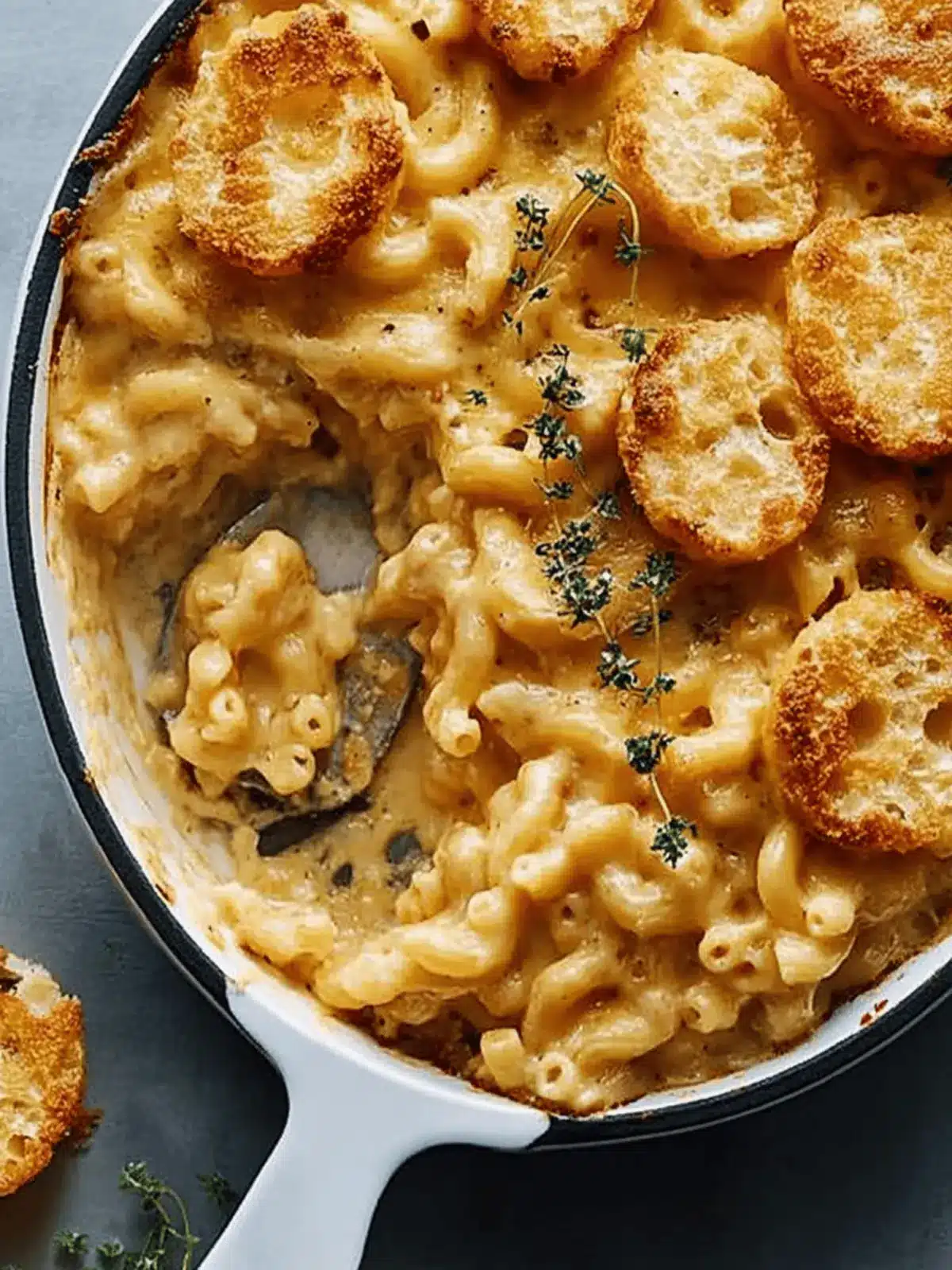 Indulge in Comfort: French Onion Macaroni and Cheese Delight 4 French Onion Macaroni and Cheese