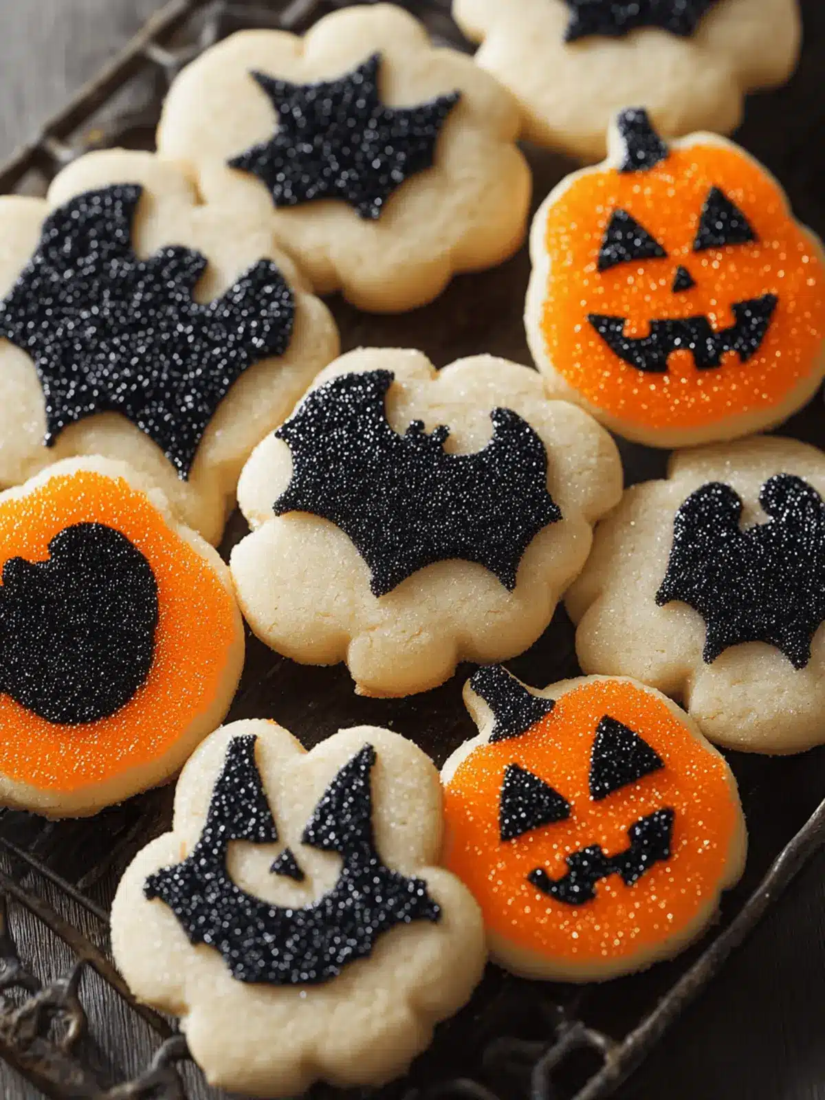 Spooky Halloween Sugar Cookies with Fun Flavor Twists! 3 SPOOKY HALLOWEEN SUGAR COOKIES