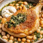 Crispy Chicken with Cannellini Beans