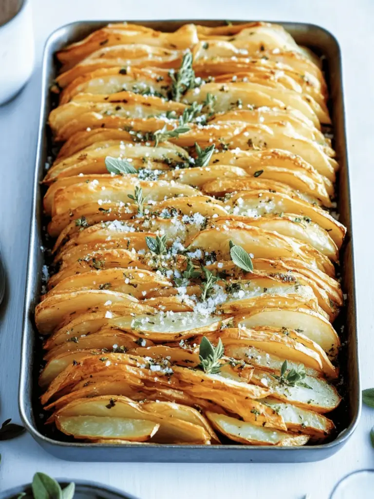 crispy leaf potatoes with oregano salt