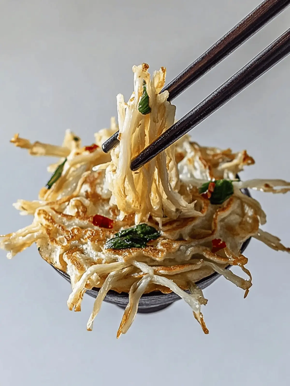 Enoki Pancakes