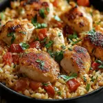 Italian Chicken & Rice Casserole