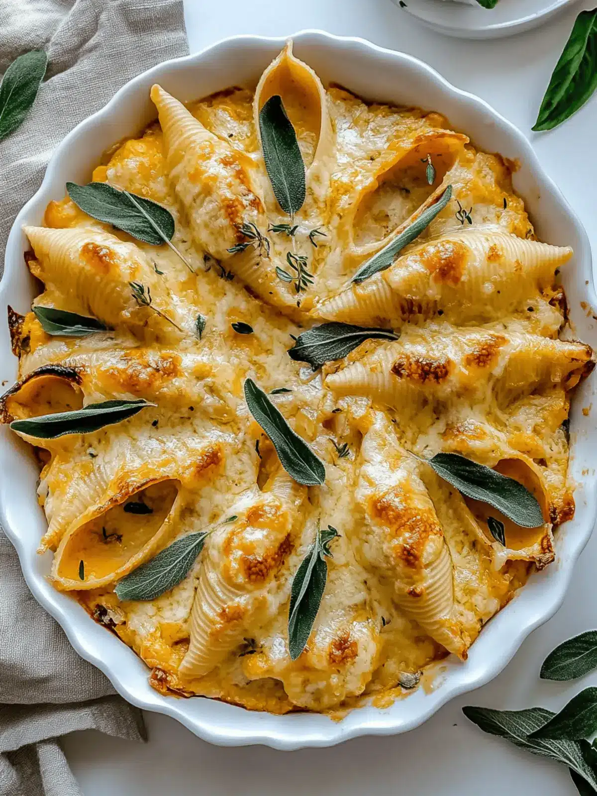 Pumpkin & Gouda Stuffed Shells