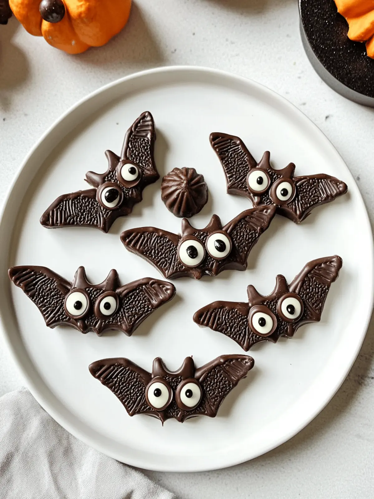 Cute Halloween Chocolate Bats: Fun Treats for Spooky Fun 3 Halloween Chocolate Bats