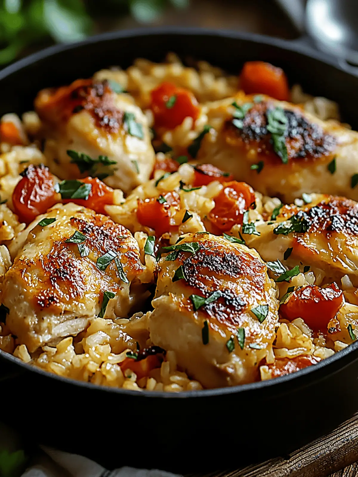 Italian Chicken & Rice Casserole