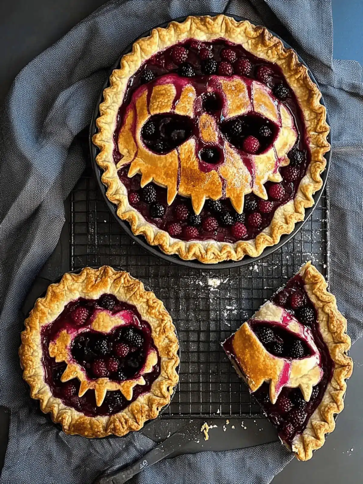 Spooky Good Berry Pie: A Frightful Treat for Halloween Fun 2 Spooky Good Berry Pie